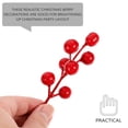 thumbnail image 3 of Raindrops  30 Pcs Simulated Fruit Christmas Decoration Decorations Red, 3 of 8