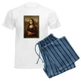 thumbnail image 6 of CafePress - Pandemic Mona Lisa Pajamas - Men's Light Loose Fit Cotton Pajama Set, 6 of 7