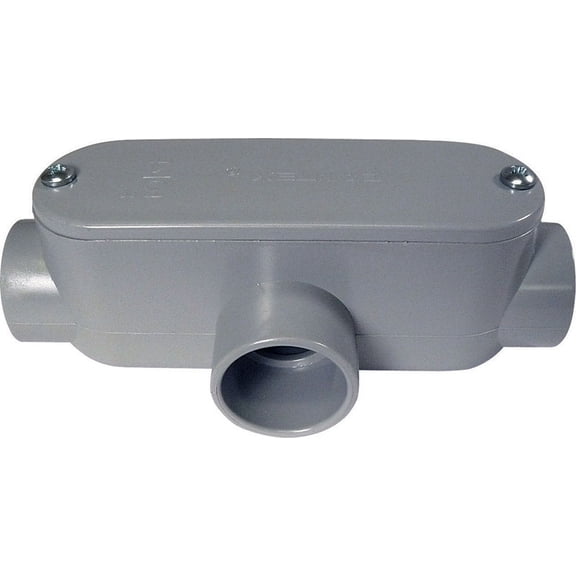 Cantex Conduit Outlet Body,PVC,T 5133564