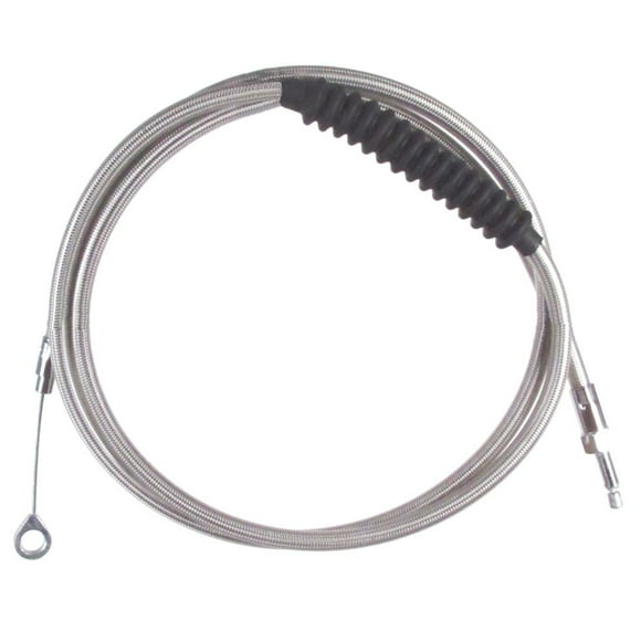 Motion Pro 66-0170 Stainless Braided +4" Clutch Cable for 2000-2005 Harley-Davidson Dyna Super Glide models