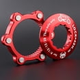 thumbnail image 2 of Lock Adapter Ultralight Disc Brake Conversion to 6- Rotor Road Hub Adaptor Change Gasket Hardware Accessoires , Red, 53x10.4mm, 2 of 8