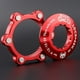 thumbnail image 2 of Adaptador de bloqueo central de bicicleta de aleación ultraligero a buje Centerlock de bicicleta con rotor de 6 pernos rojo, 2 of 9