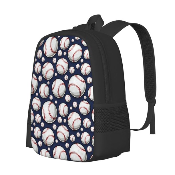 Balery Cute Basebal Mochila para hombre y mujer - Tela Oxford 600D resistente - Gran capacidad, resistente al agua, ideal para la escuela, viajes y senderismo