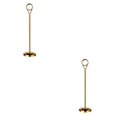 thumbnail image 3 of Baohd Contemporary Table Number Holder Photo Stand for Trendy Hotel Settings Gold 20cm 2Set, 3 of 6