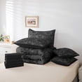 thumbnail image 5 of Manfei Western Boho Spider Bedding Comforter Set 7pcs, Vintage Tribal Damask Queen Bedding Sets, Mandala Floral Print Reversible Queen Sheet Sets, Breathable Home Decor, 5 of 7