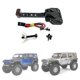 thumbnail image 5 of Estante metálico para neumáticos de repuesto, rueda con soporte para neumáticos de repuesto con luz Led, Compatible con Axial Scx10 Iii Wrangler 1/10 Rc C, 5 of 5