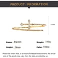 thumbnail image 2 of 14K Gold Sword and Cross Design Bracelet, Mossanite Bangle, A Striking Symbol of Faith and Strength,Best Day Gift, 2 of 6