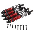 thumbnail image 1 of Front Rear Suspension Damper, Aluminum Alloy Material RC Front Rear Shock Absorbers  For 1/10 Vehicles Red, 1 of 8