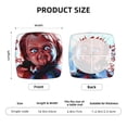 thumbnail image 6 of Lsque Chucky Printed Square Couch Cushion Covers, Floral Sofa Cushion Covers Replacement, Stretch Couch Covers for Couch-16.9in, 6 of 9