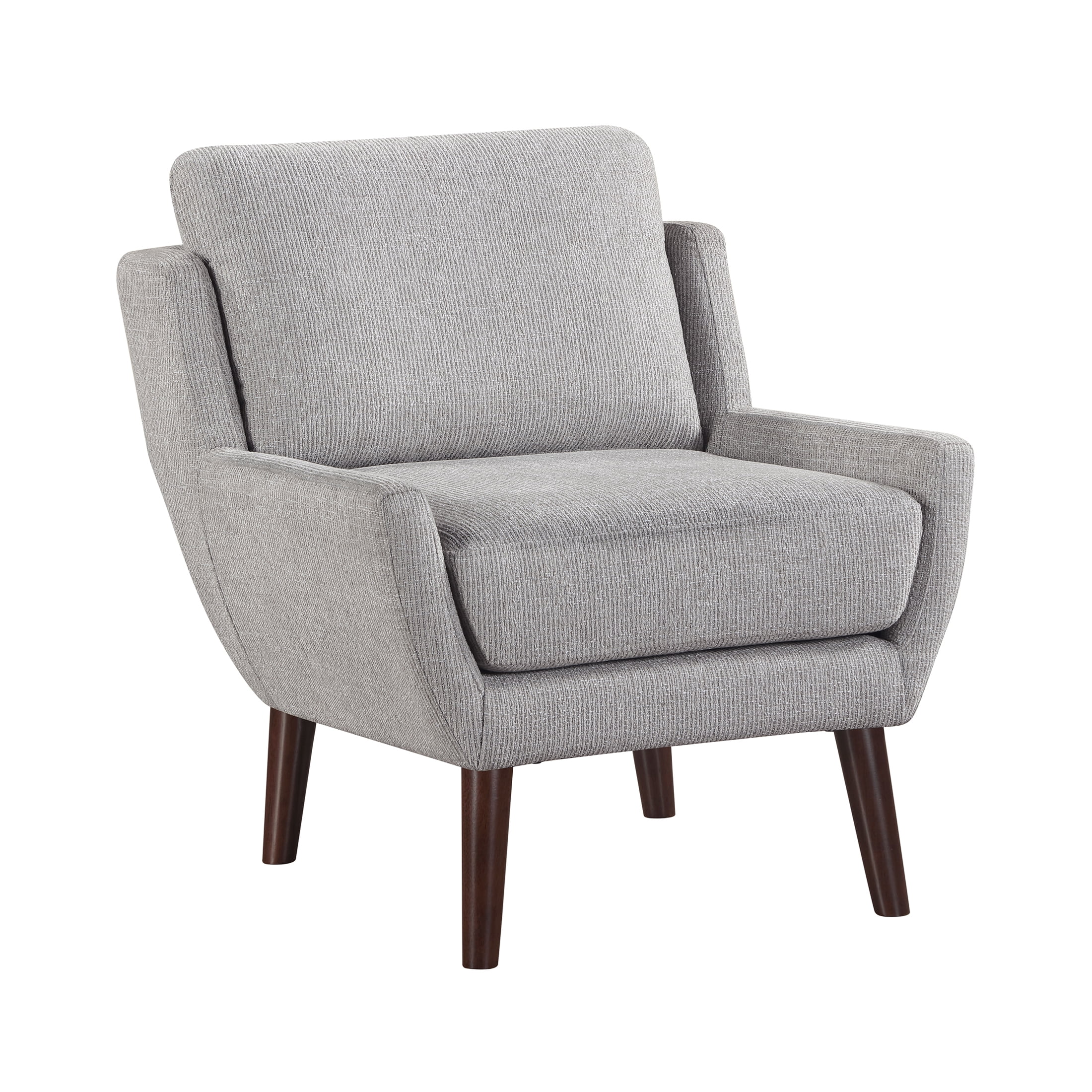 OakvillePark Silverquartz Chenille Accent Chair, Gray