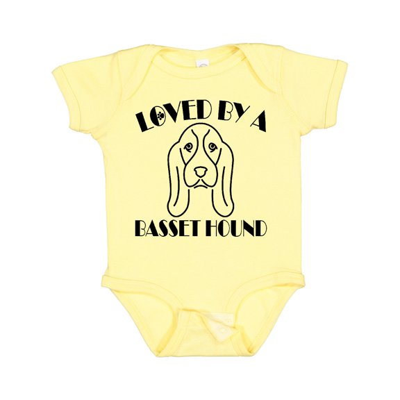 Inktastic Basset Hound Dog Boys or Girls Baby Bodysuit