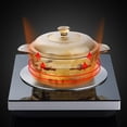 thumbnail image 4 of HLONKHeat Diffuser for Glass Cooktop Cooking Tool Stainless Steel Conduction Plate Jumbo Straws Gas Stove, 4 of 6