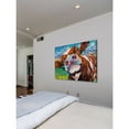 thumbnail image 4 of Marmont Hill Curious Cow I Canvas Wall Art, 4 of 5