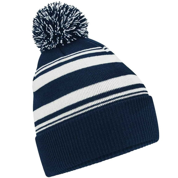 Beechfield Adult Fan Striped Beanie