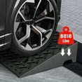 thumbnail image 3 of KROAK Rubber Car Curb Ramps,6" Rise Height Heavy-Duty 8818lbs Capacity Threshold Ramps，Portable Driveway Ramps for Cars Wheelchairs Scooter Lawn Mower，2 Pack, 3 of 9