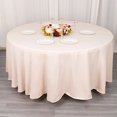 thumbnail image 3 of BalsaCircle 108" Round Premium Polyester Tablecloth Wedding Table Linens Blush, 3 of 8
