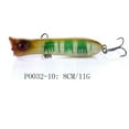 thumbnail image 3 of 1pcs/10pcs 8cm Popper Fishing Lures Plastic Artificial 3D Fish Bait 3D Bait Simulation Hook Sea Bait, 3 of 8
