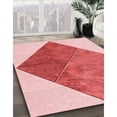 thumbnail image 3 of Ahgly Company Machine Washable Indoor Rectangle Transitional Deep Rose Pink Area Rugs, 6' x 9', 3 of 7