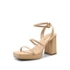 thumbnail image 1 of Sandalias DREAM PAIRS con Plataforma y Tacones de Tiras para Mujer Nude Talla 11, 1 of 5