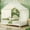 White, variant on Twin Size Montessori Floor Bed with Canopy, Wooden House Shape Toddler Bed with High Railings and Roof, Twin Bed Frame for Kids Bedroom, Natural