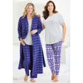 thumbnail image 4 of Dreams & Co. Plus Size Relaxed Pajama Pant, 4 of 6