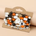 thumbnail image 6 of Halloween Stackable Beaded Bracelet Set Gothic Layered Stretchable Jewelry with Spooky Symbols Accessory Gift, 6 of 6