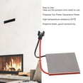 thumbnail image 3 of Thermoelectric Power Generation Sheet, Graphite Fireplace Fan Generator Sheet Stable Compact Size 227 degrees Celsius  Temp Resistance  for Replacement, 3 of 7
