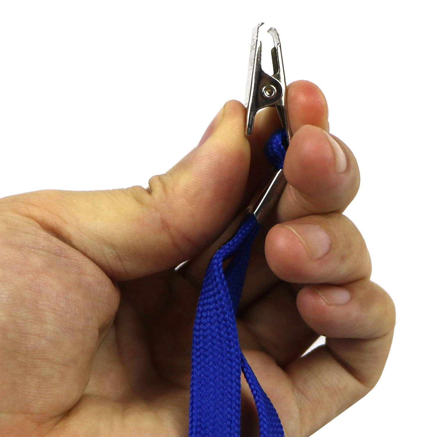 Badge Lanyards Neck Bulk Cruise Blue Lanyard With Clip For Id Card Name Tags Holders (blue  50 Pack)