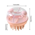 thumbnail image 3 of 2-in-1 Dog Bath Brush & Shampoo Dispenser - Silicone Pet Grooming Scrubber with Soft Bristles for Dogs & Cats - Massage Shower Brush for Long/Short Hair - Creates Rich Lather for Easy Bathing, 3 of 5