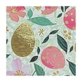 thumbnail image 4 of HAOXIT Fabric Tablecloth, Happy Easter Bunny Rabbit, Easy Care Stain Resistant Spring Fabric Tablecloth 40*40, 4 of 8