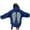 Navy, variant on Casual Fall Winter Hoodie With Angel Print Solid Color Pullover Sweatshirt Cozy Fleece For Everyday Wear Women'S Hoodies & Sweatshirts Grey M