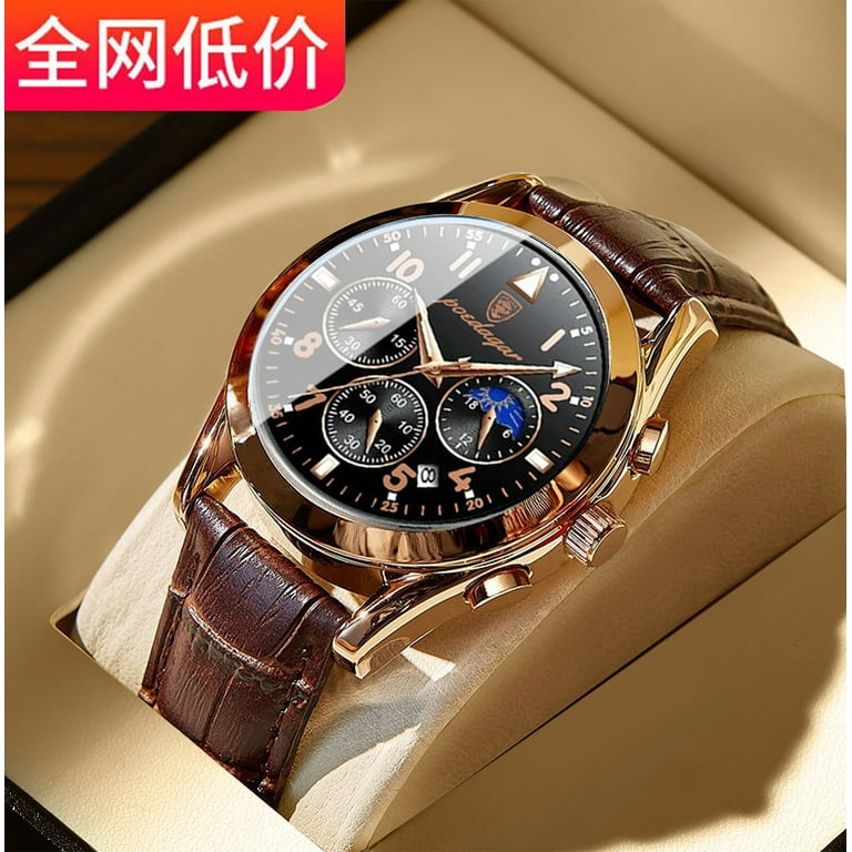 Men's Wristwatch Clock, Poedagar Watches Men