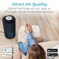 thumbnail image 2 of Pure Enrichment PureZone Turbo Smart Air Purifier for Large Rooms (1050 sq. ft. in 30 min.) - 5 Stage Filtration, Smartphone Compatible, Smoke, & Dust (Graphite), 2 of 8