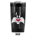 thumbnail image 2 of Looney Tunes Sylvester Face Stainless Steel Tumbler 20 oz Coffee Travel Mug/Cup, Vacuum Insulated & Double Wall with Leakproof Sliding Lid | Great for Hot Drinks and Cold Beverages, 2 of 7