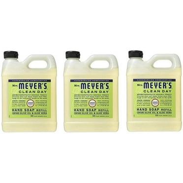 Mrs. meyer's clean Day Liquid Hand Soap Refill, 33 Oz Lemon Verbena, Pack - 3