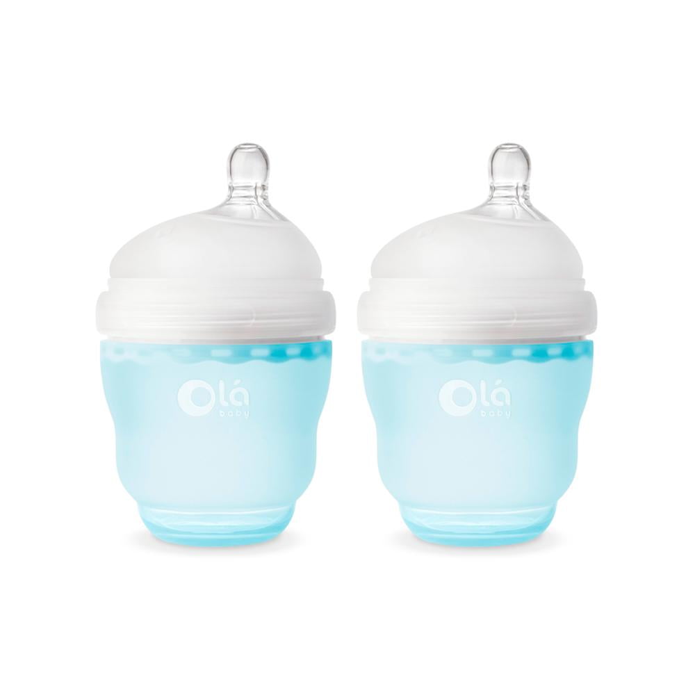 Olababy Gentle Bottle 2 Piece Coral Set 4 Ounce 