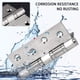thumbnail image 2 of Bisagra de puerta de acero inoxidable, 2 piezas Bisagras de puerta plegables Bisagras de acero inoxidable Bisagra de 3 mm de espesor, para puertas interiores sólidas(Plata) Sincero Electrónica, 2 of 5