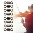 thumbnail image 4 of Opolski 100Pcs Heavy Duty Fishing Barrel Bearing Rolling Swivel Ring Connector Accessory, 4 of 8