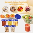 thumbnail image 3 of 10 Pcs Salad Dressing Containers with Lids,120ml (4oz) Leakproof Storage Containers for Snack, Sauce, Food, Fruits and Yogurt Storage, 3 of 6
