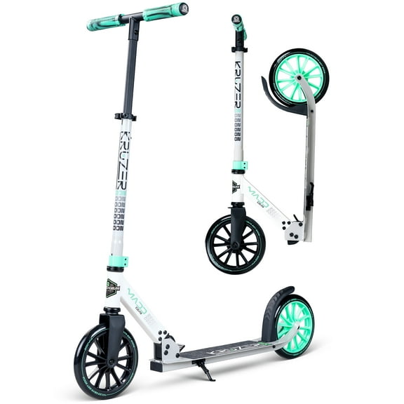 Large Folding Kick Scooter – Adjustable Handlebar – Big 200mm Wheels
