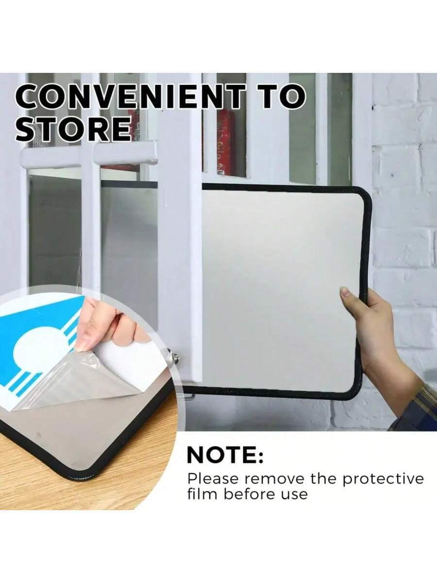 Stainless Steel Splash Guard for Stove Top Grease Shield, Foldable 2-Sided Oil Splatter Guard with Cooking Apron, Heat Resistant Oven & Induction Cooktop Shield