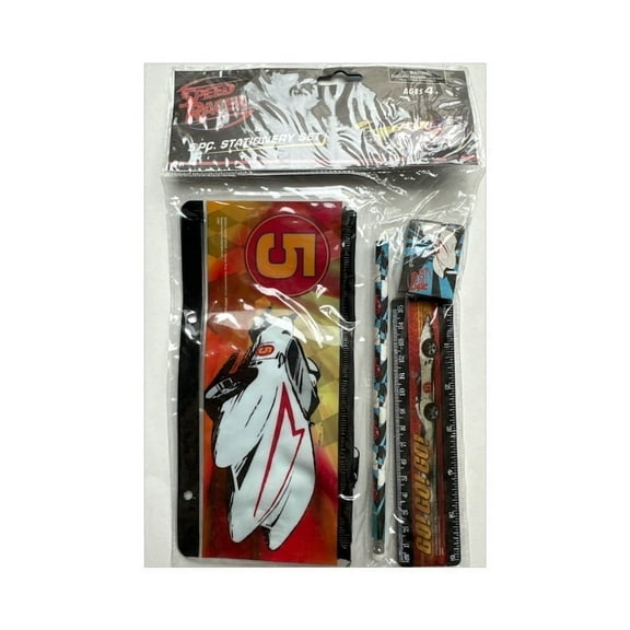 Speed Racer 5pc Study Kit Stationery Supplies