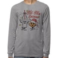 thumbnail image 2 of Holiday Tis the Season Long Sleeve Shirt Unisex 2X-Large Grey, 2 of 5