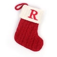 thumbnail image 1 of Socks Clearance Christmas Letter Printed Stocking Wool Pendant Christmas Decorations Gift Bag Socks R One Size Y11, 1 of 1