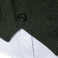 thumbnail image 6 of Munlar Coats For Women,Men's Herringbone Tweed Suit Vest Vintage Lapel Vest Men's Coat, 6 of 9