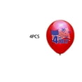 thumbnail image 2 of Hometravel 4Pcs Fourth of July Balloons, Decorative Independence Day Celebrations Balloons, Red White Blue for Festive Party Events, 2 of 6