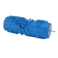 thumbnail image 1 of Pattern Paint Roller, Rubber Art Texture Roller Multifuntional Round Washable Reusable Decorative Embossing Roller Excellent Coverage Unique Textured Pattern, DIY Home Decor, 1 of 7