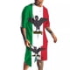 thumbnail image 5 of Nuevo conjunto de pantalones cortos deportivos informales con estampado digital 3D de la serie Animal Lion Eagle Wolf para hombre, 5 of 5