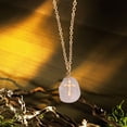 thumbnail image 6 of KDSJSXW Natural Stone Cross-Shaped Necklace, Cross-Shaped Necklace, Gemstone Necklace,New Creative Necklace,Fashion Dream Metal Transparent Necklace Ladies Jewelry (White,One Size), 6 of 6
