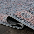 thumbnail image 5 of JONATHAN Y WASHABLE 4 x 6 Area Rug, Kemer All-Over Persian - Blue/Red/Brown, WSH104B-4, 5 of 9